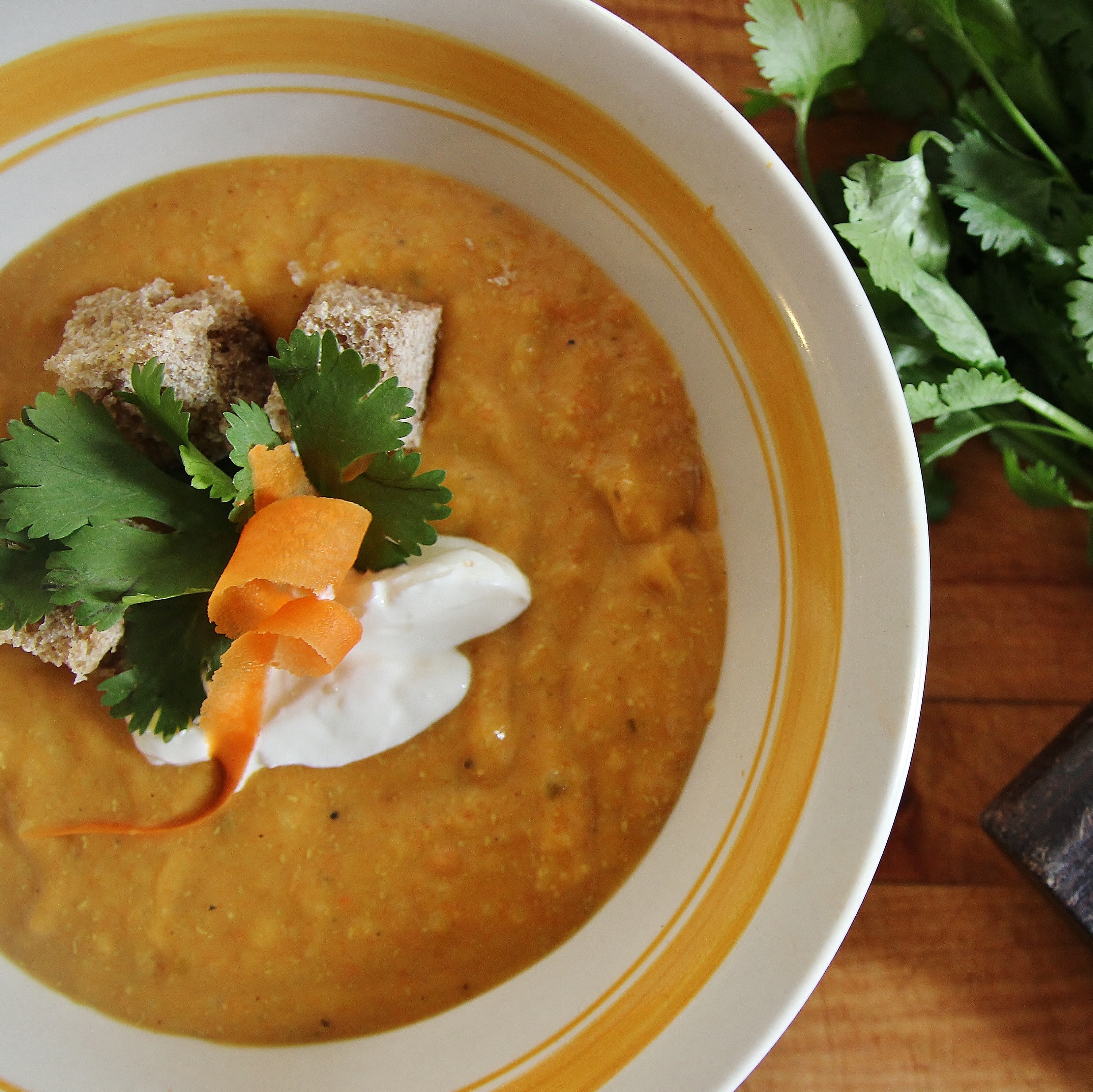 Carrot and Quinoa Soup Insight Meditation Society