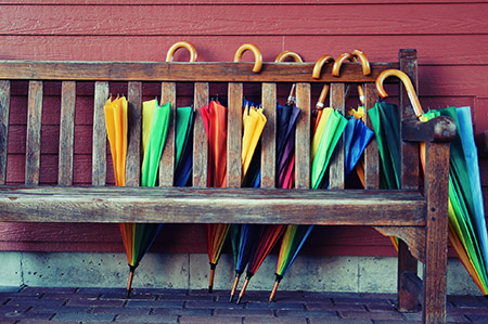 Retreat Center umbrellas