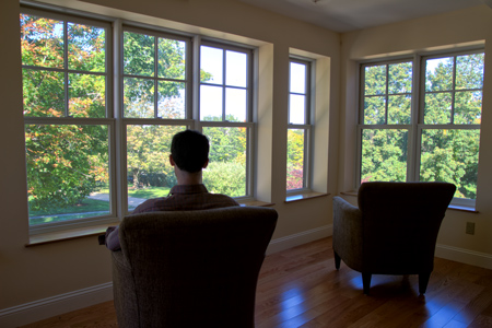 Sitting area at the Bodhi House