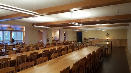 Renovated Retreat Center Dining Room