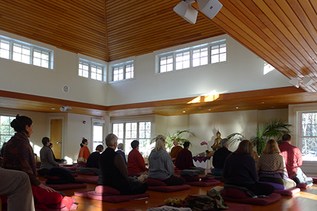 Forest REfuge meditation hall