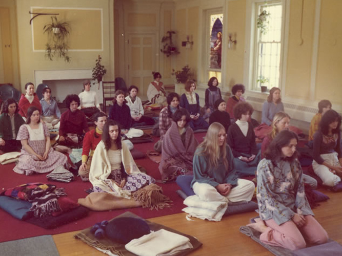 Sitting in the Upper Walking Room, 1977.