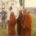 Joseph Goldstein gives Mahasi Sayadaw (2nd from left in robes) and his monks a tour of the IMS grounds.