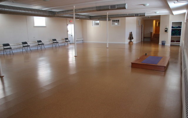 The lower walking room at the Retreat Center was renovated in 2009.