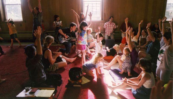 Participants at the Family Retreat.