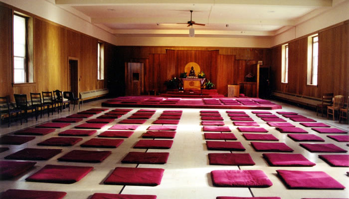 After 30 years of service, our beloved meditation hall headed for a renovation in early 2006.