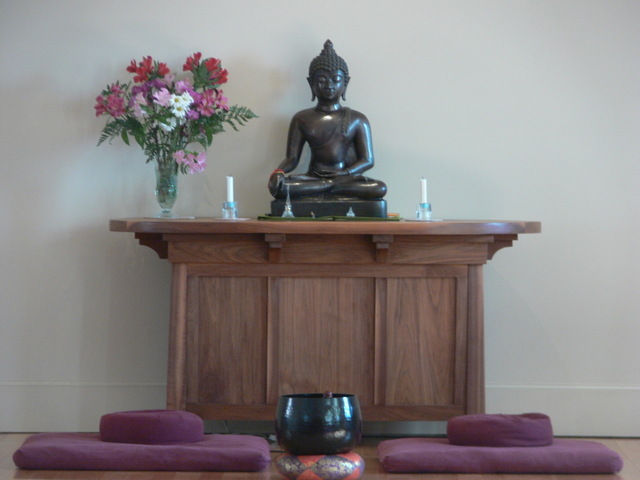 In November 2008, a new altar was installed in the Retreat Center meditation hall, renovated in 2006.