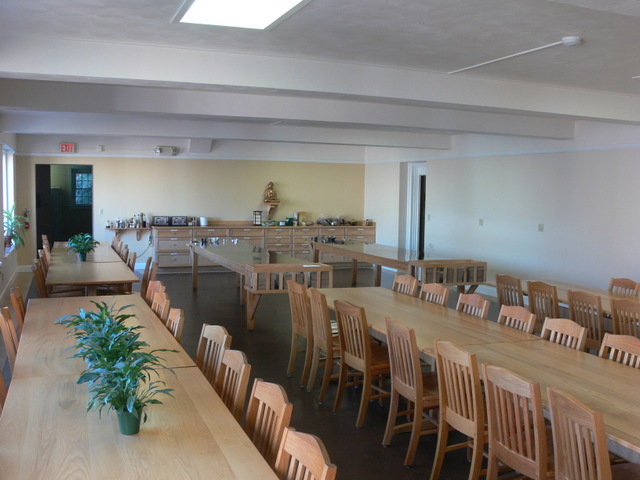 The Retreat Center dining room got new dining tables and chairs, 2008.