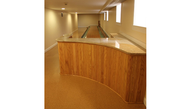 Renovations to the bowling alley corridor, adjacent to the Retreat Center lower walking room, were also completed in 2009. The bowling lane itself was left untouched – one of the last people to have bowled there was His Holiness the Dalai Lama, during his 1979 visit! 